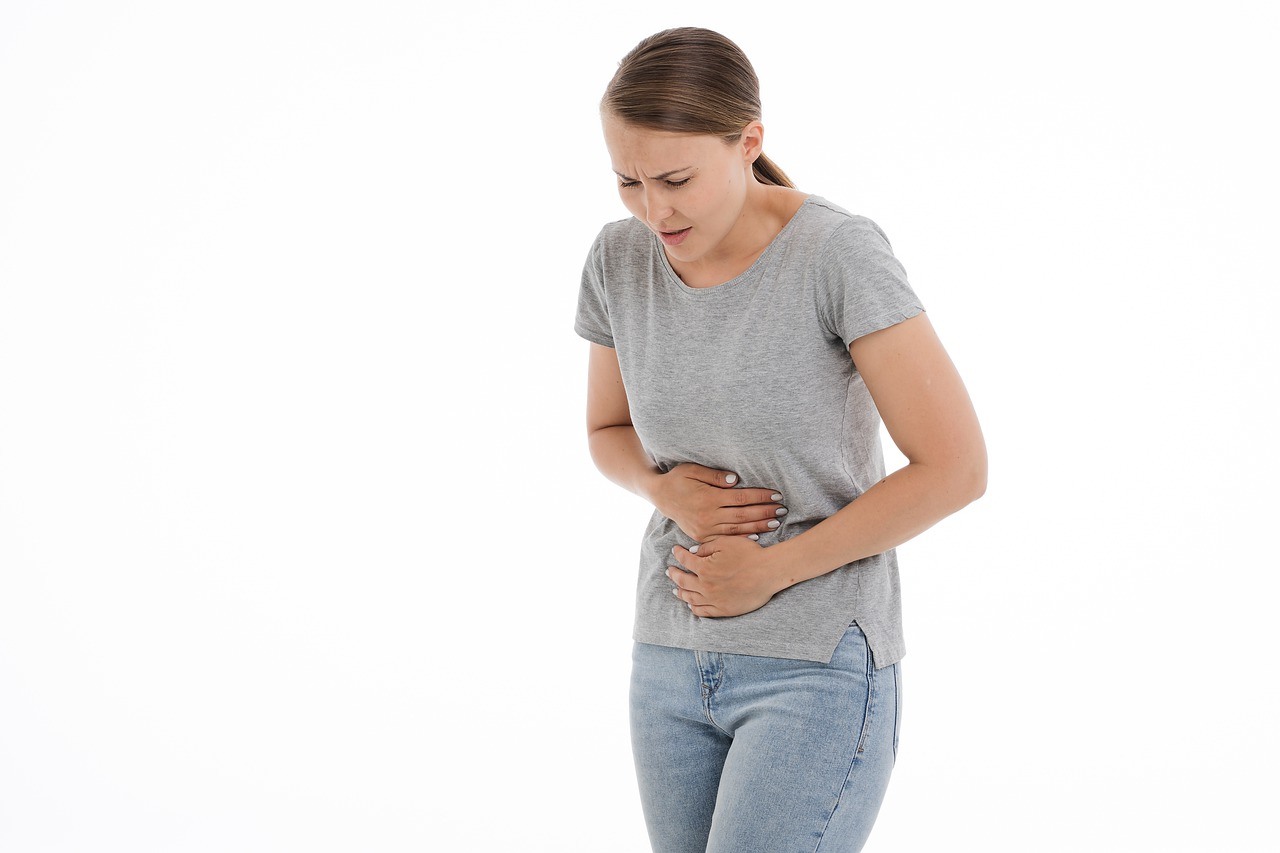 A woman needs probiotics for intestinal spasms