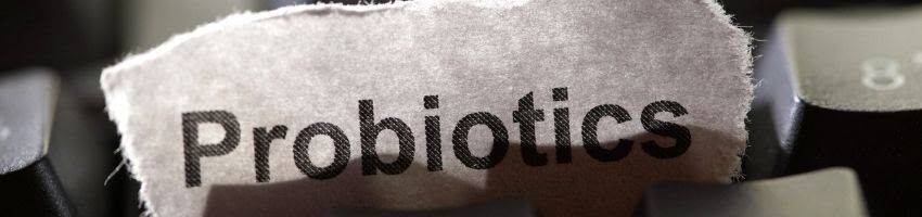 A photo of a paper with the words probiotics.