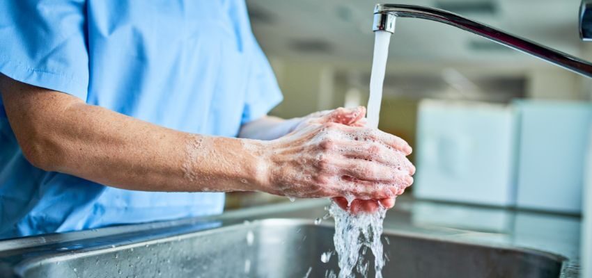 Wash your hands before meals or when preparing food to prevent strep throat.