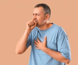 The man has a GERD cough.