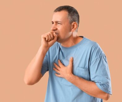 The man has a GERD cough.