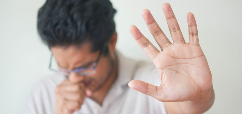 The man with GERD cough also experiences classic reflux.