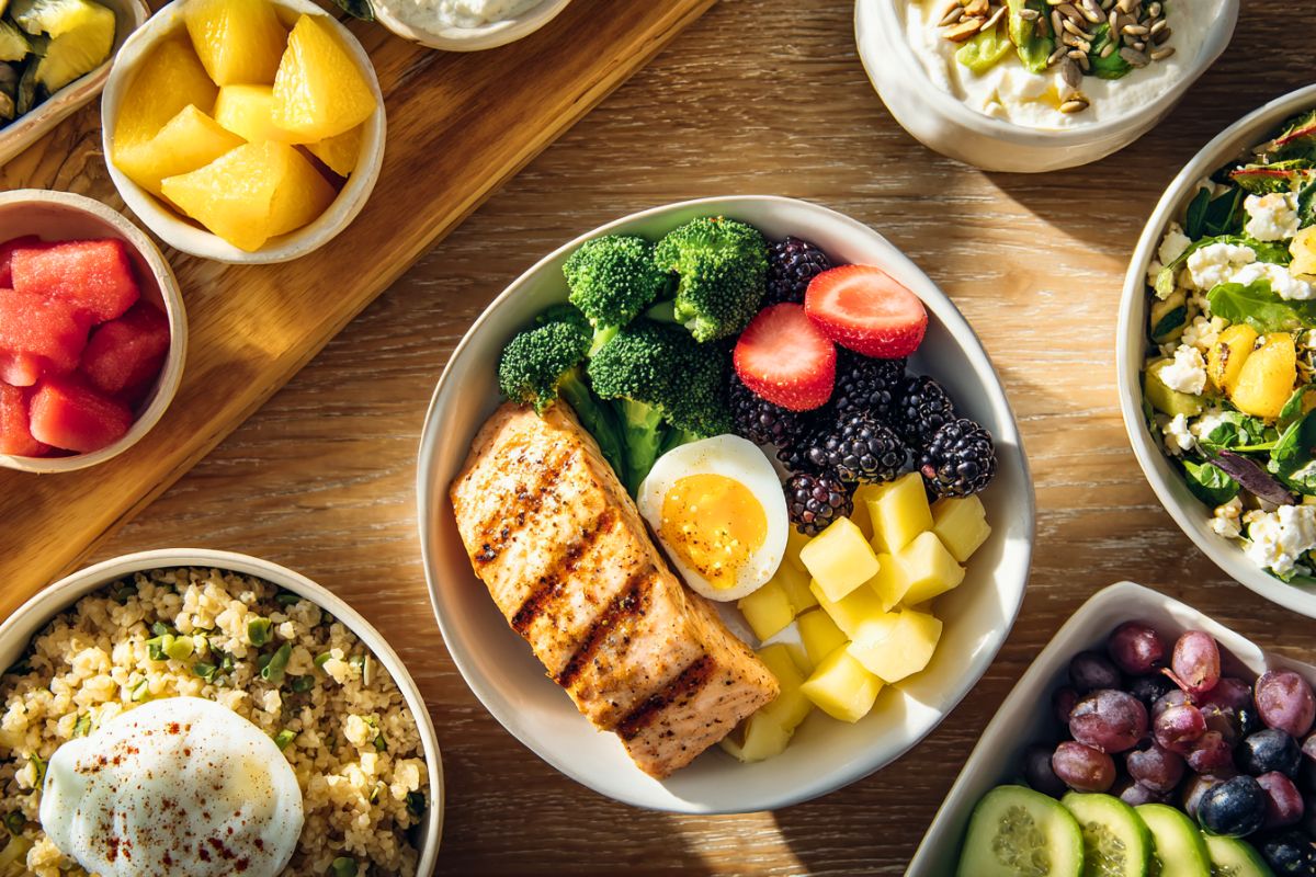 A woman\'s smile showing good oral health.